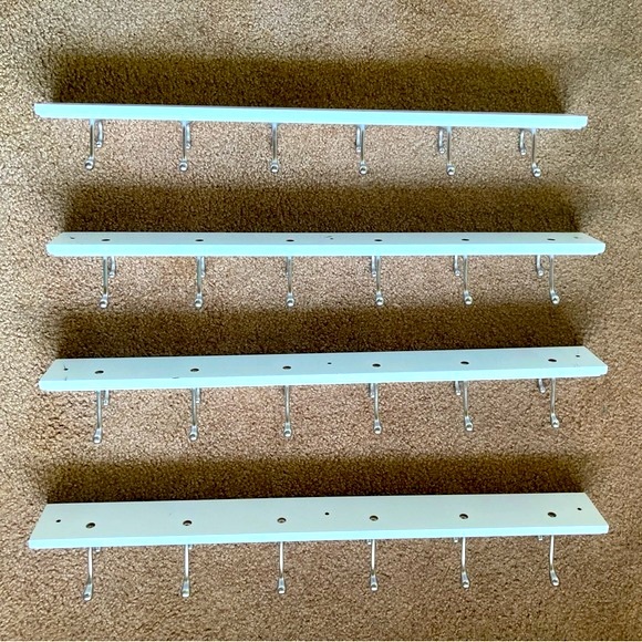 Coat racks heavy duty hooks lot of 4 - Picture 9 of 13
